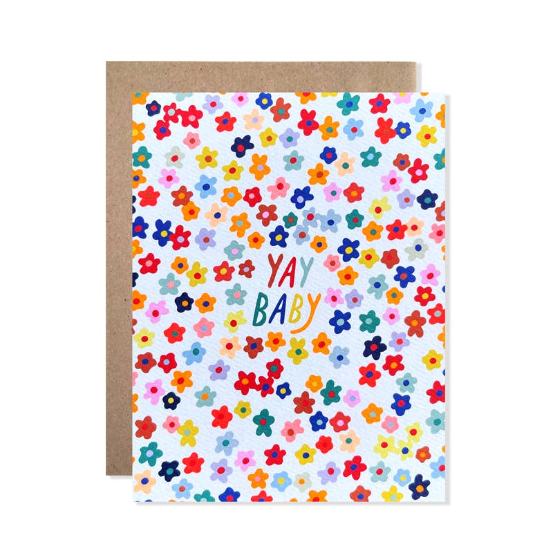 Baby / Yay Baby Daisies Greeting Card