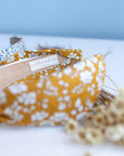 Floral Knotted Headband | Liberty of London Fabric | Mustard