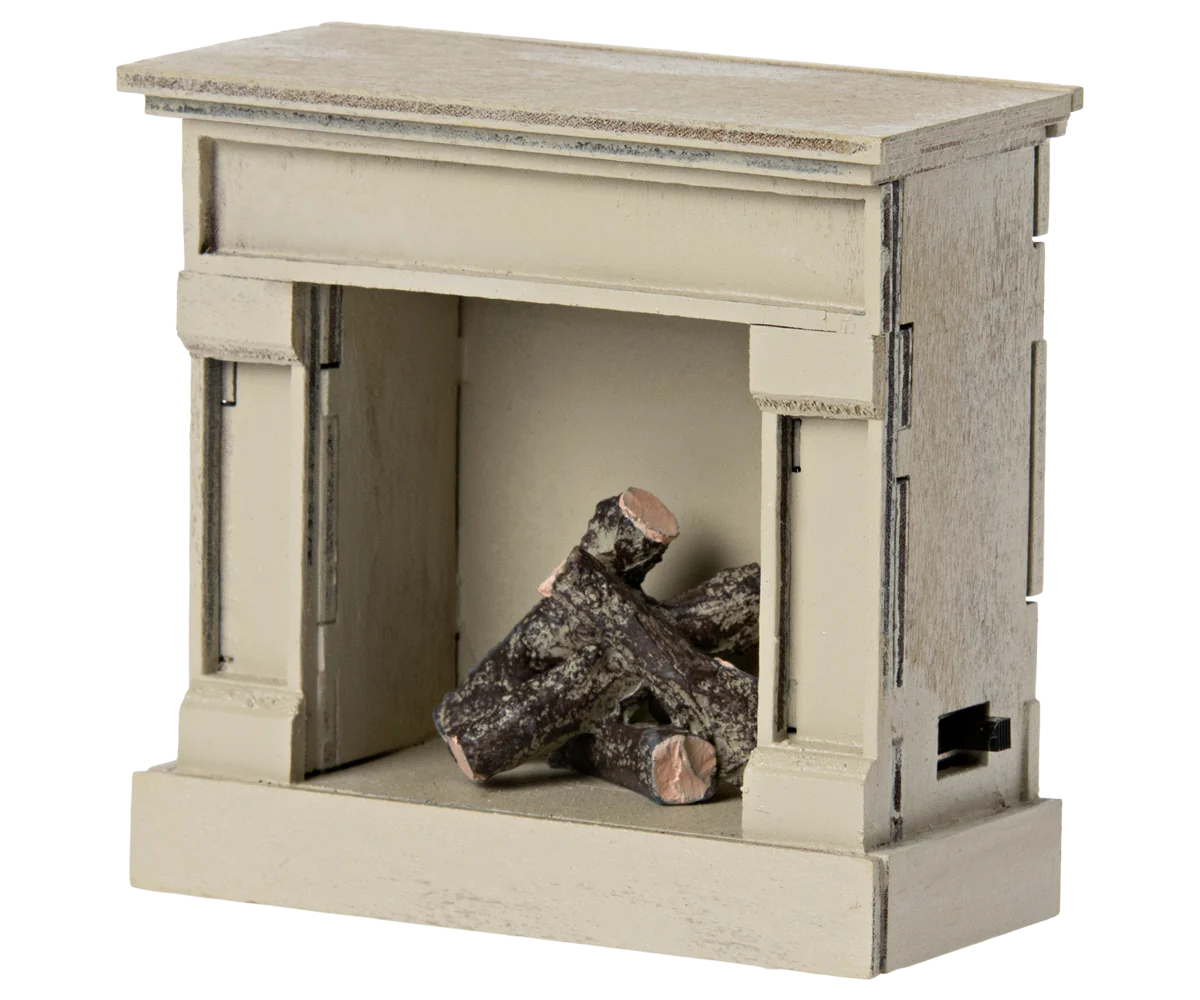 Mouse Fireplace - Off White