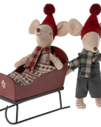 Mouse Sleigh - Red