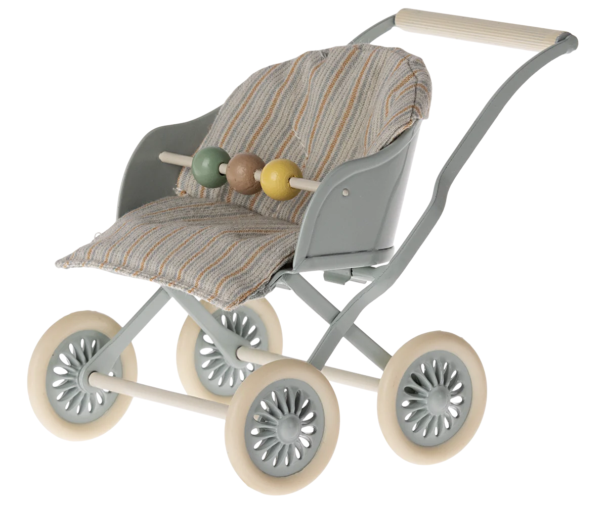 Mouse Baby Stroller - Mint