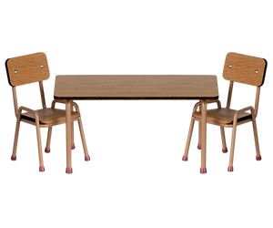 Mouse Table & Chair Set - Dark Powder