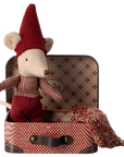 Christmas Mouse Baby - in suitcase