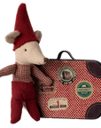 Christmas Mouse Baby - in suitcase