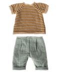 Linen Rabbit with Knitted Shirt & pants  - Size 3
