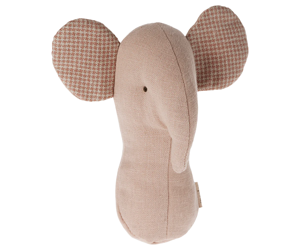 Lullabye Friends Elephant Rattle - Rose