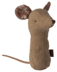 Lullabye Friends Mouse Rattle - Light Umber