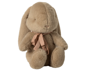 Small Plush Bunny - Dusty Brown