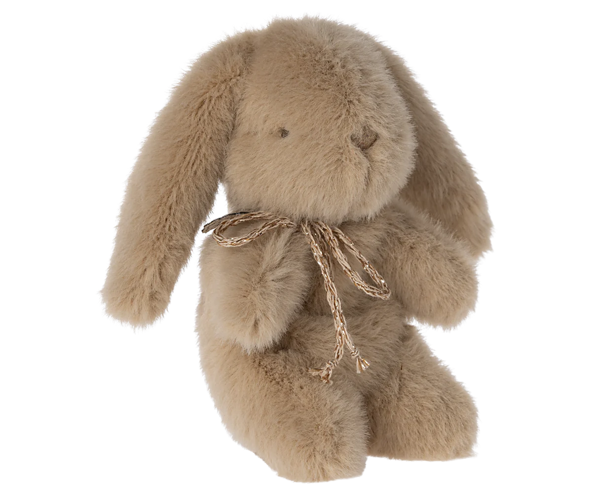 Mini Plush Bunny - Cream Peach