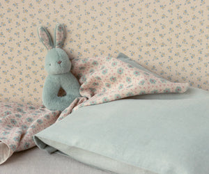 Rabbit Rattle & Lovey Gift Set - Mint