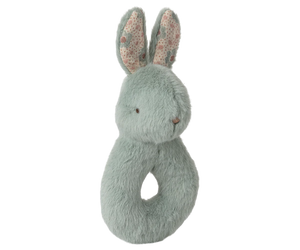 Rabbit Rattle & Lovey Gift Set - Mint