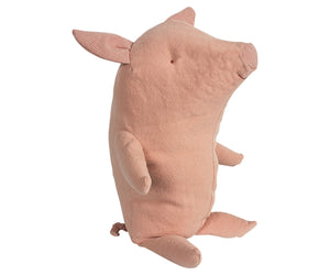 Medium Truffles the Pig  - Linen Soft Toy