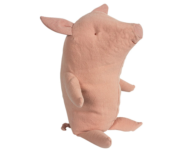 Medium Truffles the Pig - Linen Soft Toy – Hedgehog Belly Designs