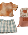Mouse Clothes & Bag - Big Sister - Old Rose
