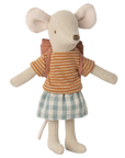 Mouse Clothes & Bag - Big Sister - Old Rose