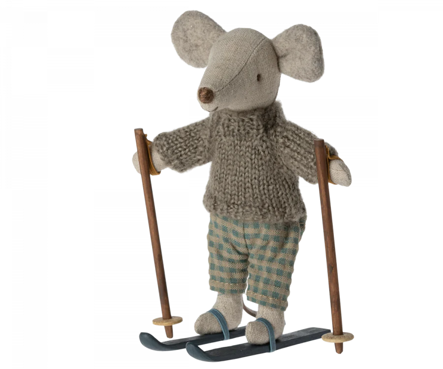 Winter Mouse with Ski Set -  Big Brother