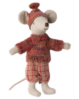 Winter Mouse with Ski Set Rose -  Big Sister