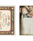 Baby Twin Mice in Matchbox