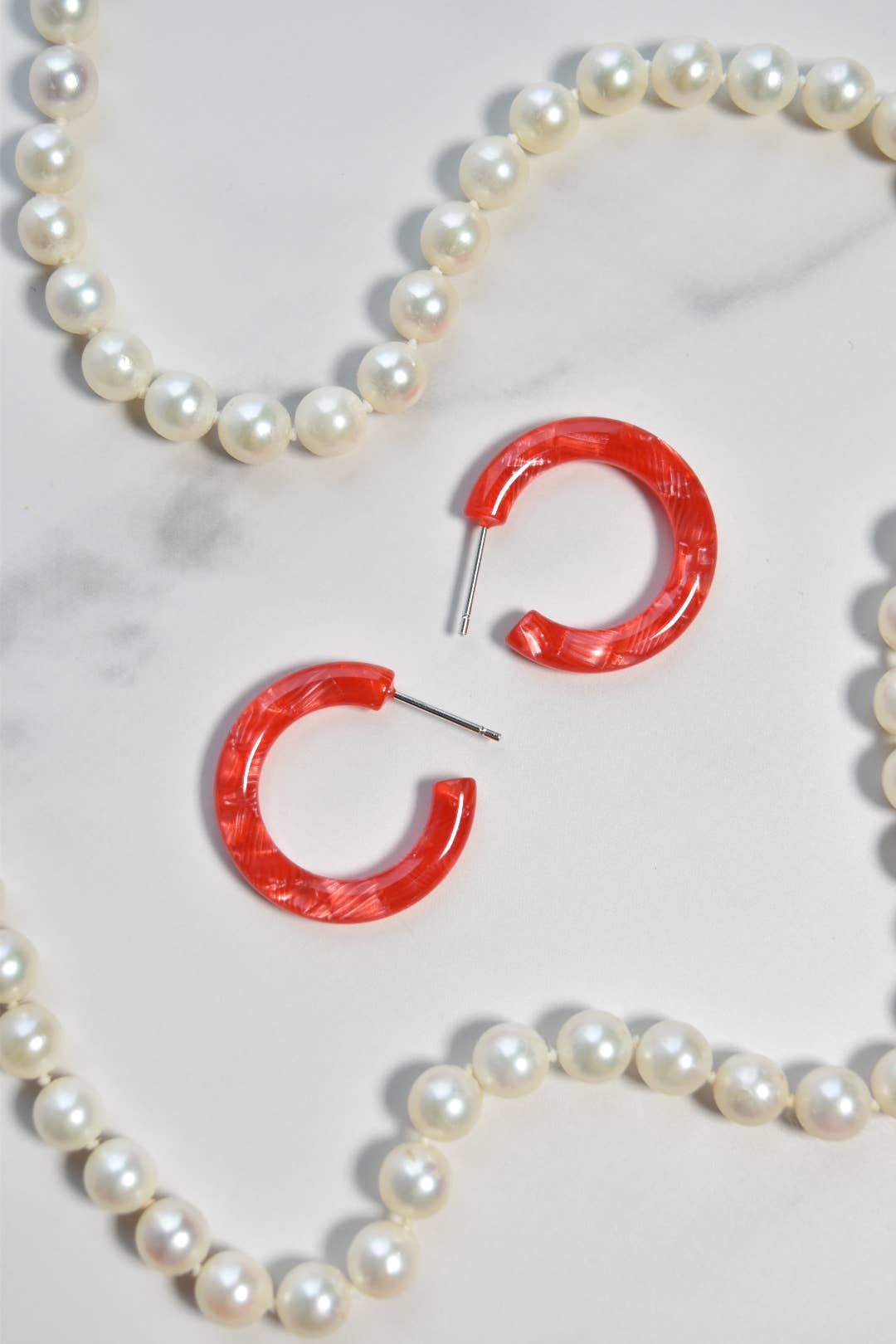Ultra Mini Hoop Earrings | Small Acetate Hoops