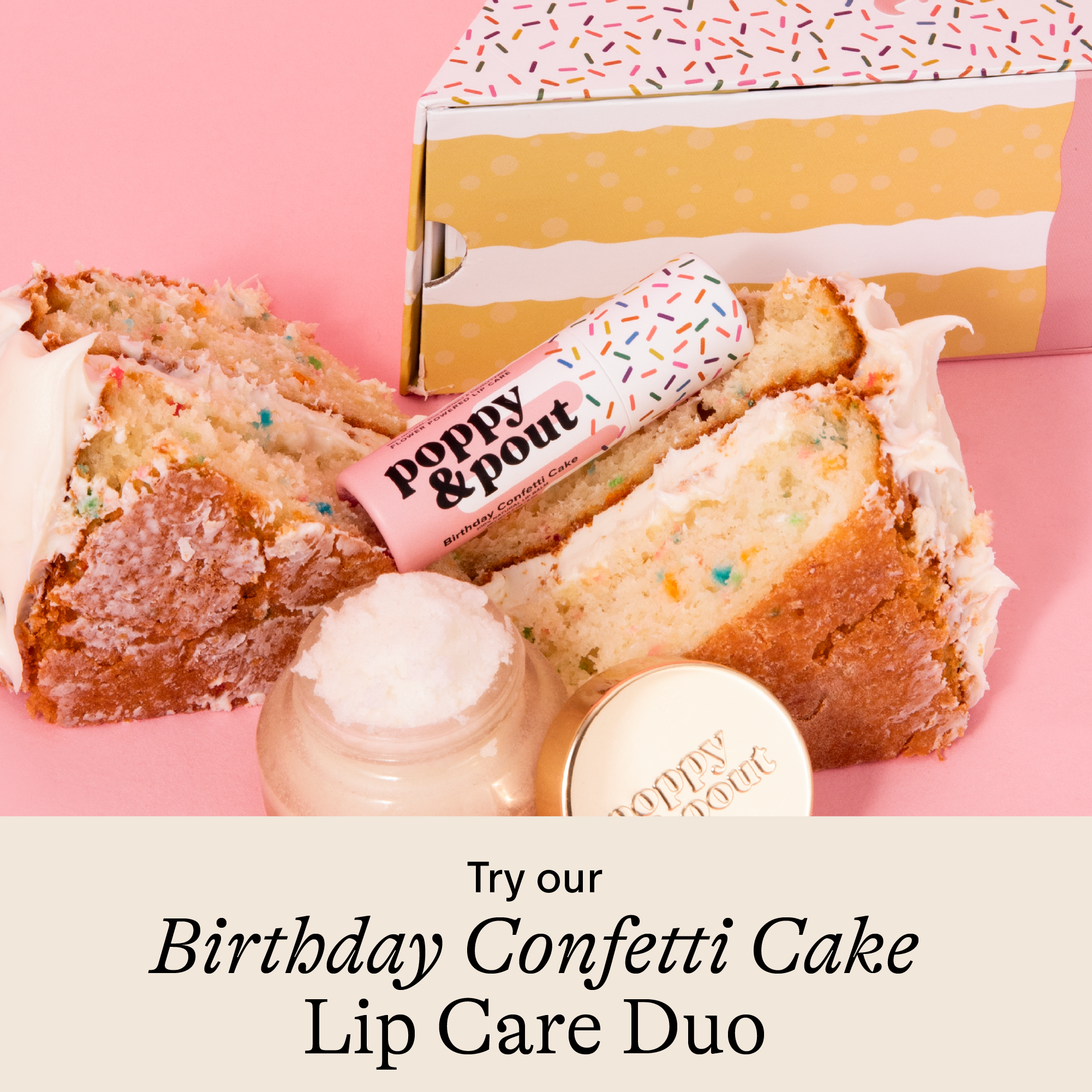 Birthday Confetti Cake - Lip Balm