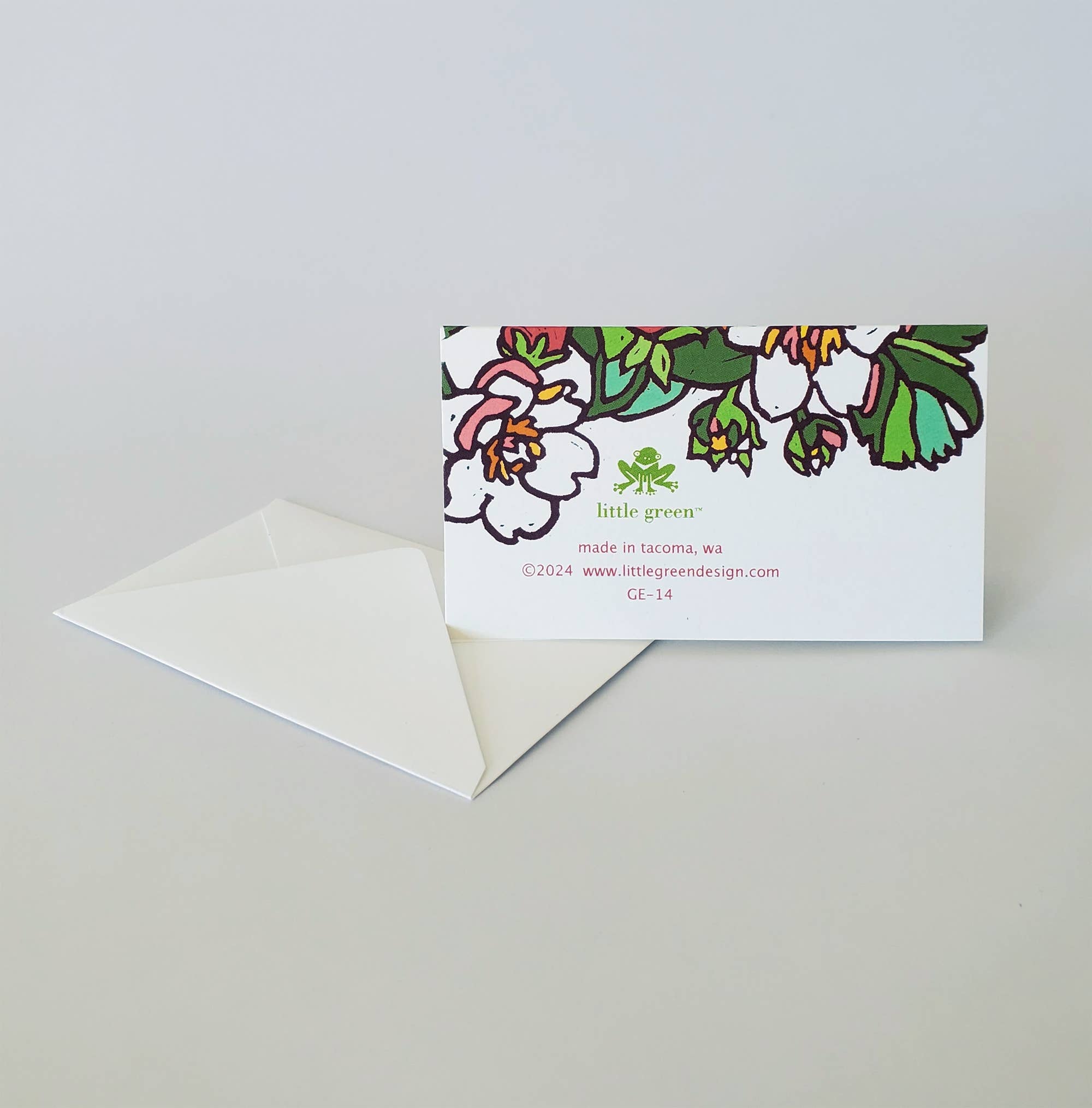 Strawberry Mini Note Card, Florist Gift Tag