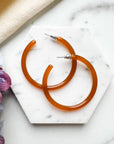 50mm Thin Hoop Earrings.