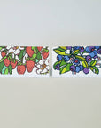 Strawberry Mini Note Card, Florist Gift Tag