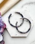 50mm Thin Hoop Earrings.
