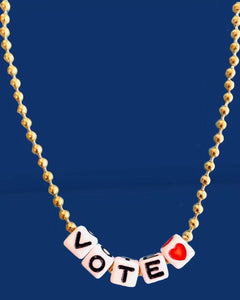 "VOTE" Necklace