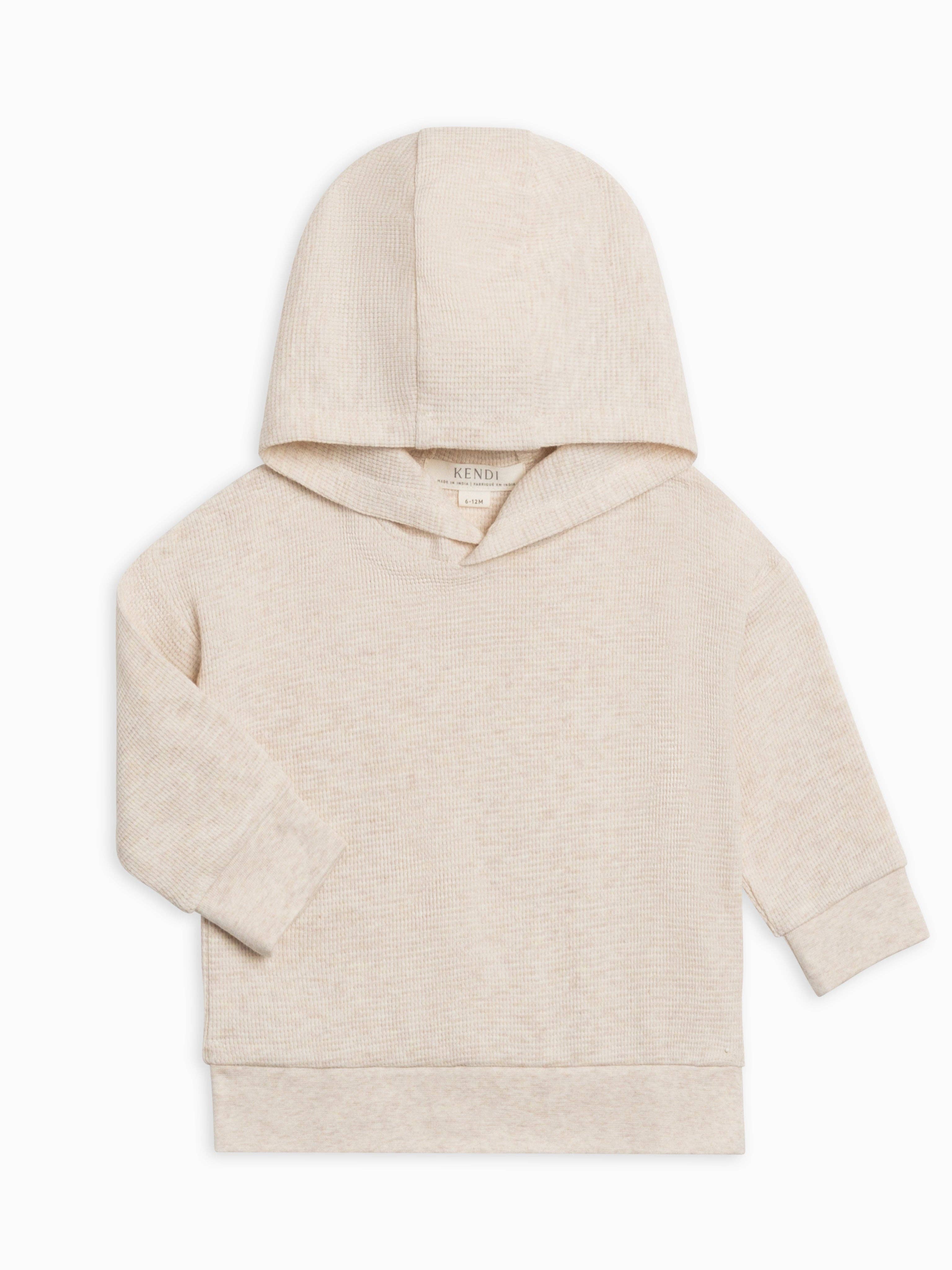 Cooper Waffle Knit Hooded Pullover