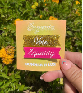 "VOTE + EQUALITY" HAIR CLIPS