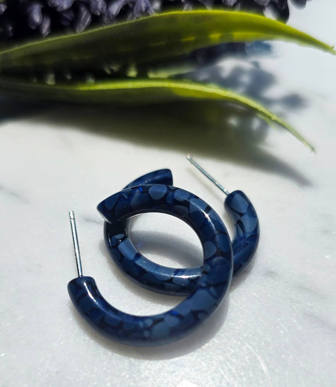 Ultra Mini Hoop Earrings | Small Acetate Hoops