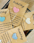 Pocket Hug with Felted Heart Gift