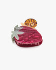Strawberry Garden Snail Fruit Acetate Hair Claw Clip