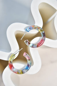 Ultra Mini Hoop Earrings | Small Acetate Hoops