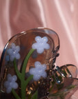 Forget-Me-Not Light Blue Flower Acetate Hair Claw
