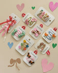 Scallop Heart Mini Clip Set