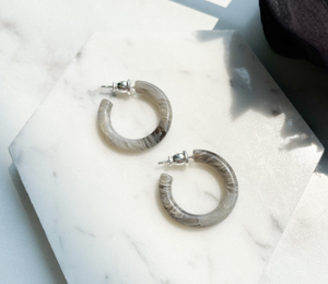 Ultra Mini Hoop Earrings | Small Acetate Hoops