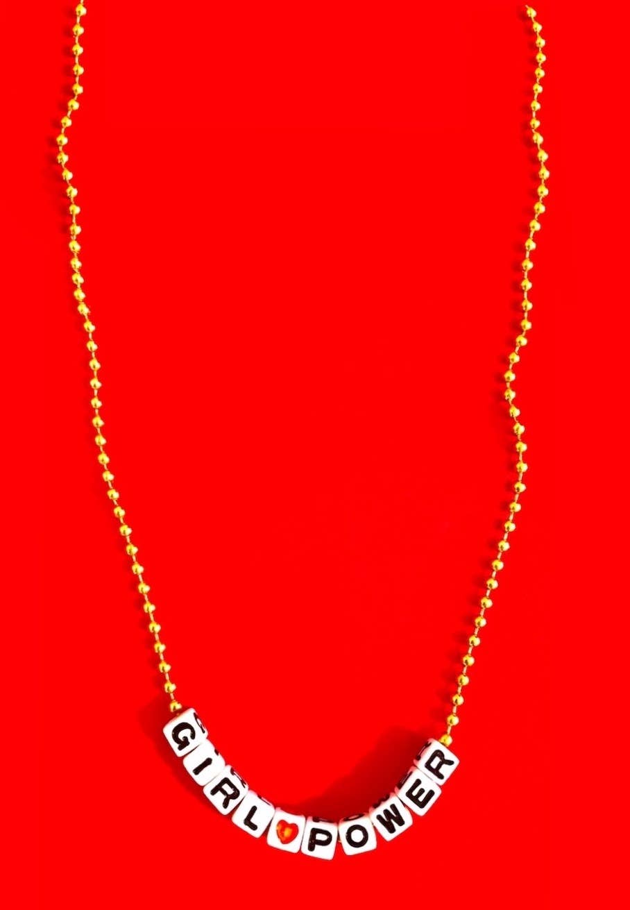 "GIRL POWER" NECKLACE