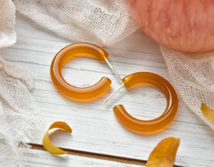 Ultra Mini Hoop Earrings | Small Acetate Hoops