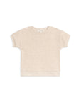 Organic Baby & Kids Ali Waffle Tee - Heather Oat