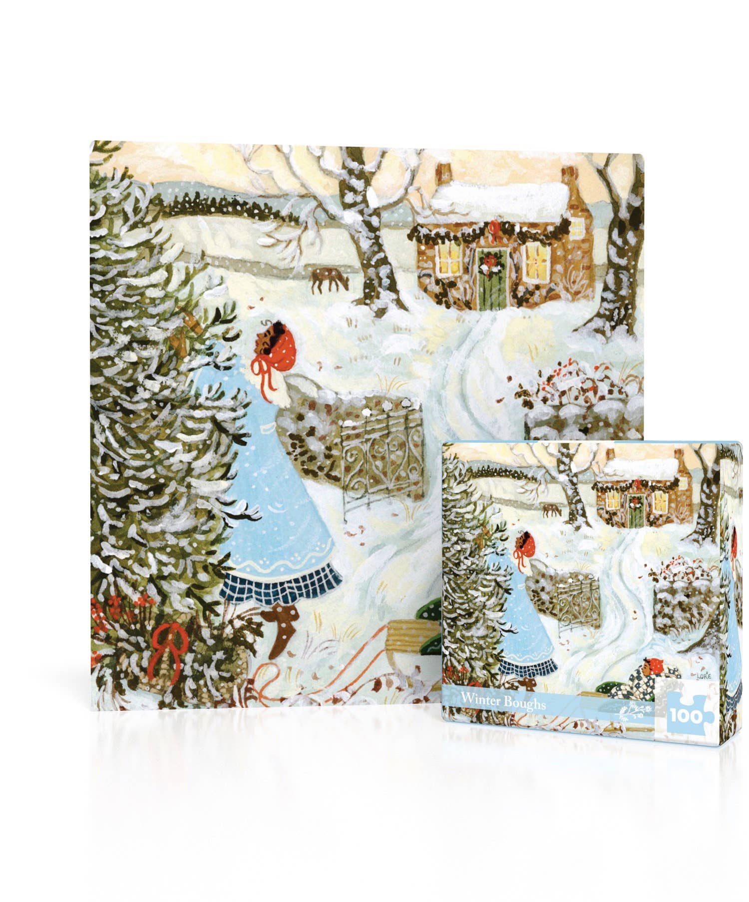 Winter Boughs Mini - 100 Piece Mini Puzzle