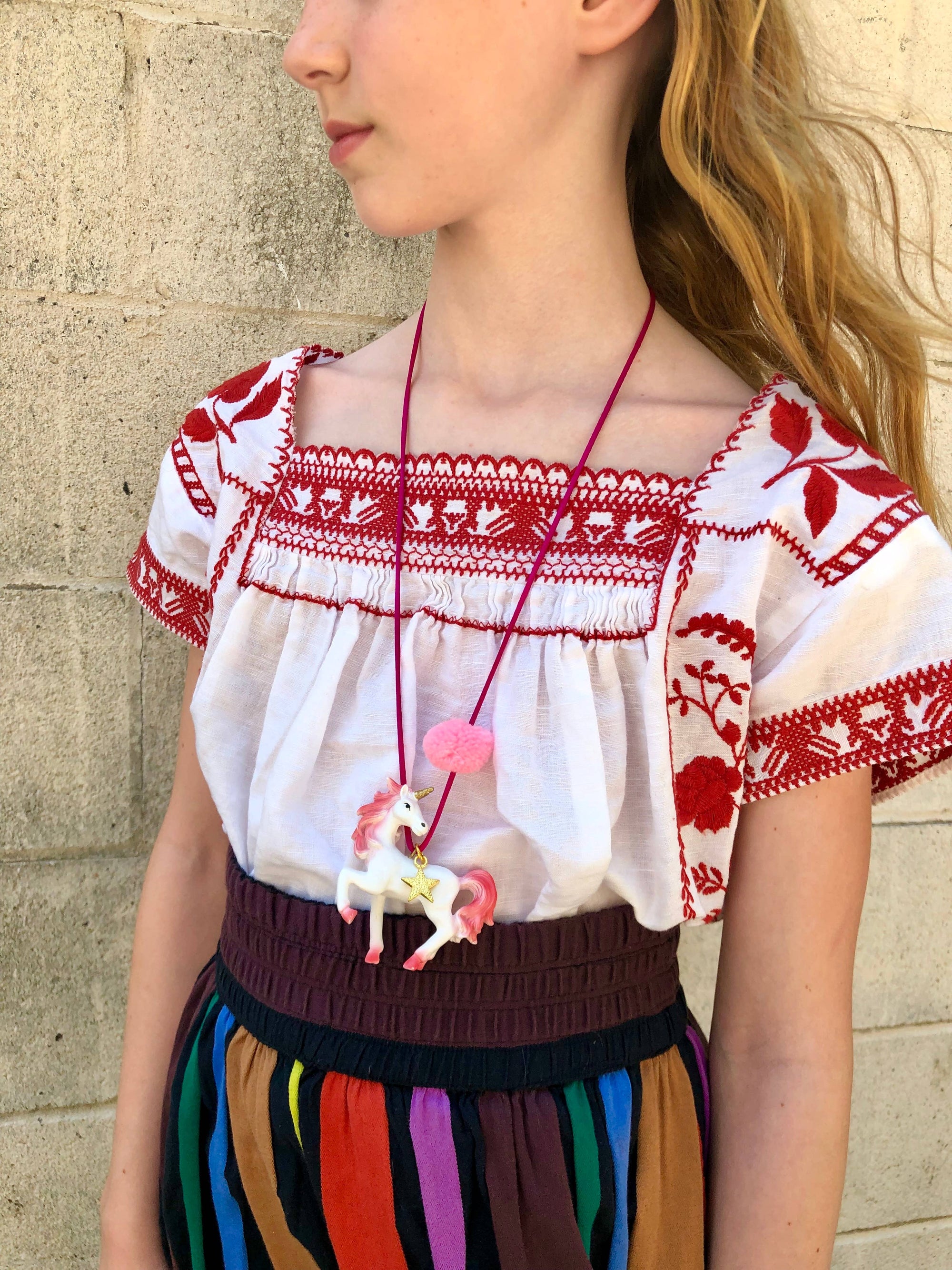 "Rebel the Pink Unicorn Necklace"