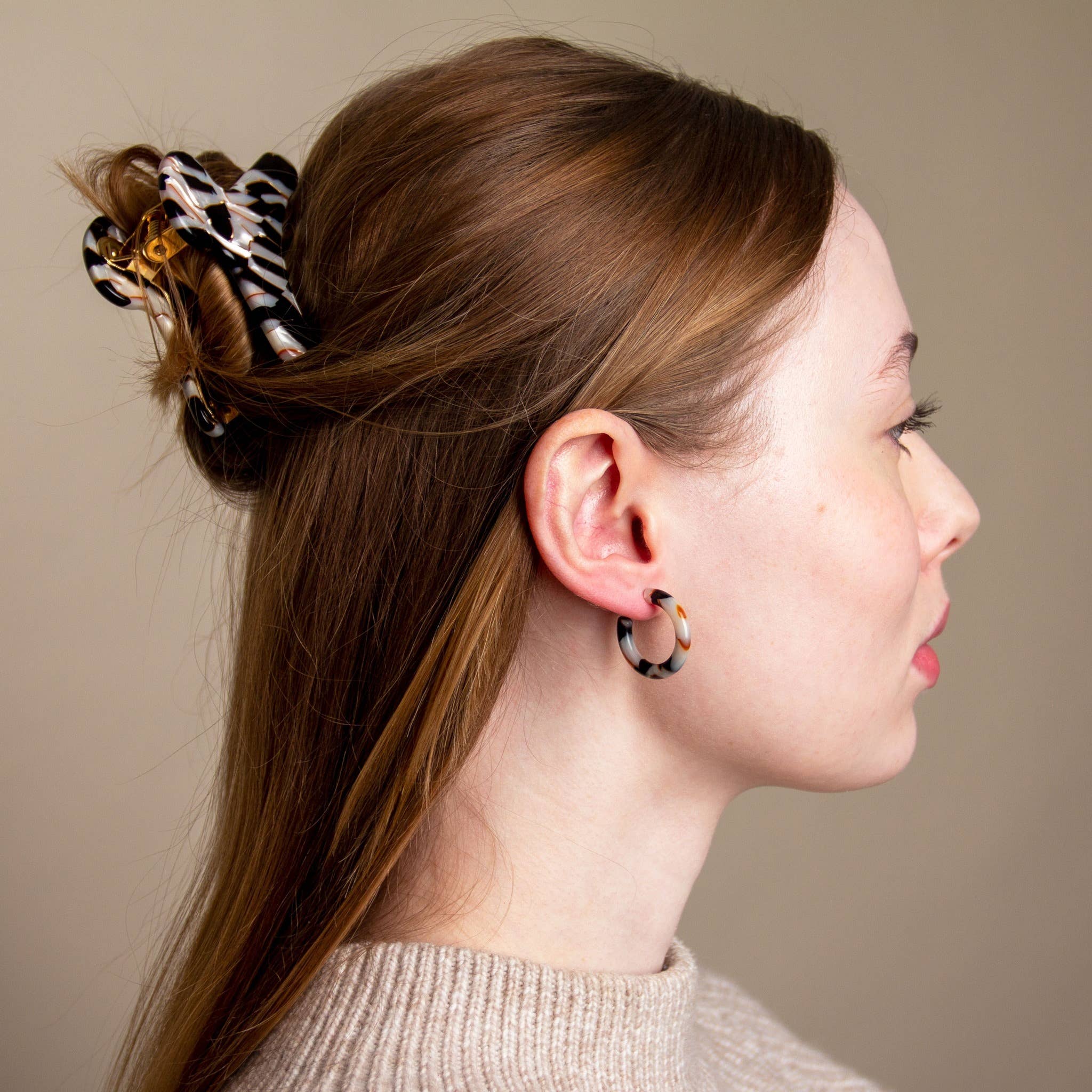 Ultra Mini Hoop Earrings | Small Acetate Hoops