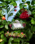 Forest Berry Strawberry Jewel Beetle Acetate Hiar Claw Clip