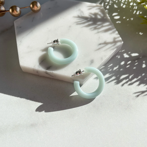 Ultra Mini Hoop Earrings | Small Acetate Hoops