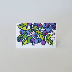 Blueberry Mini Note Card or Florist Gift Tag