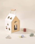 Wooden Shapes Sorting House