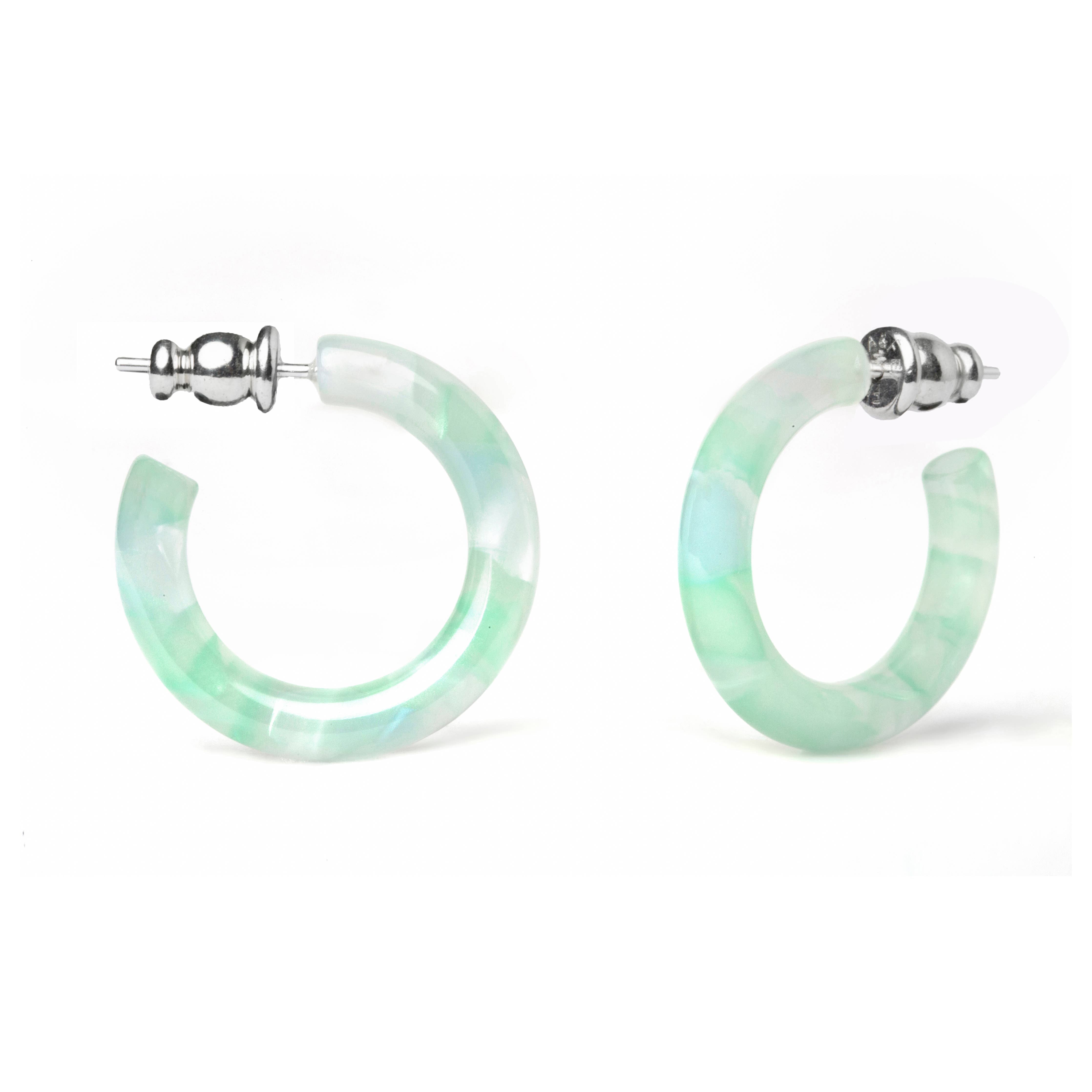 Ultra Mini Hoop Earrings | Small Acetate Hoops