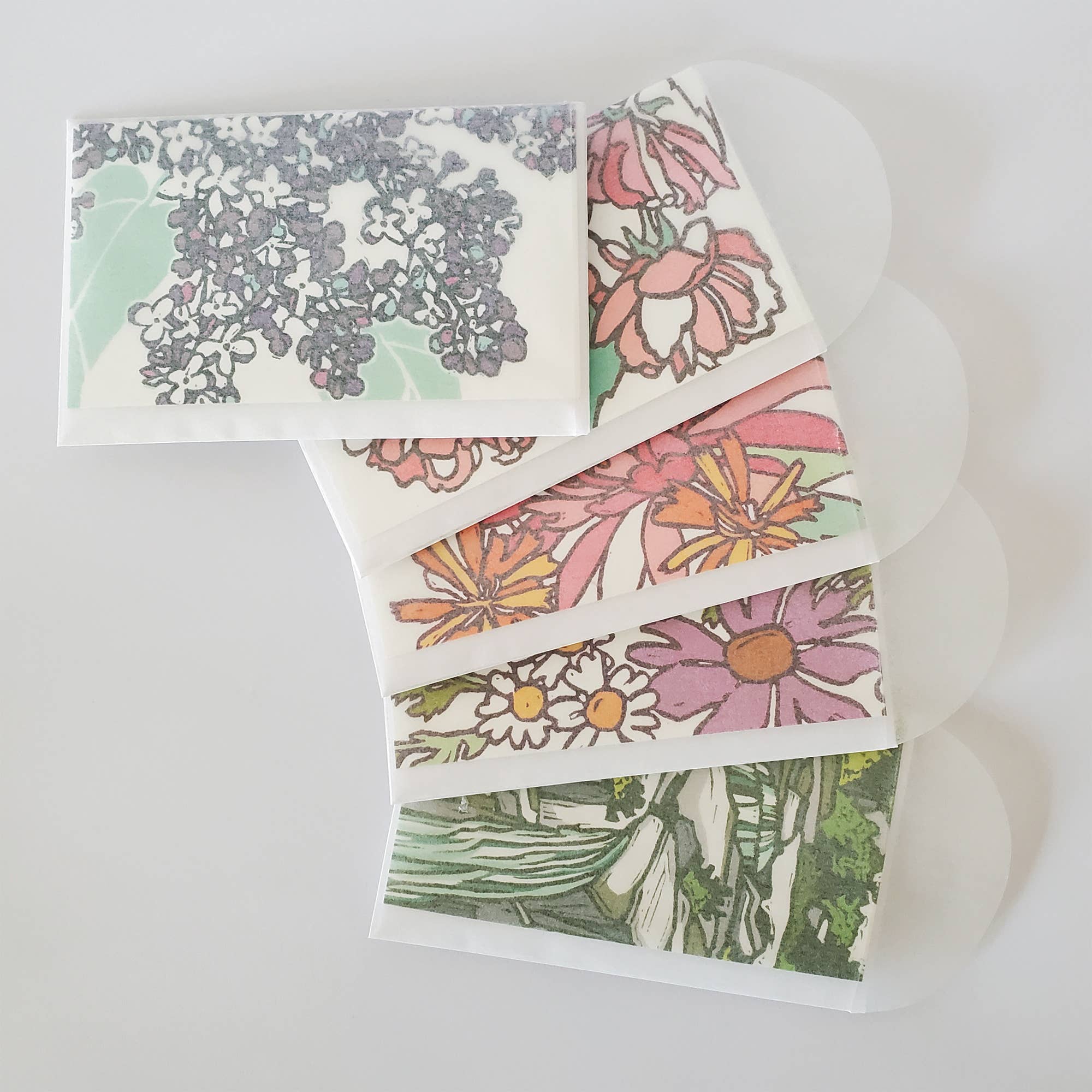 Blueberry Mini Note Card or Florist Gift Tag